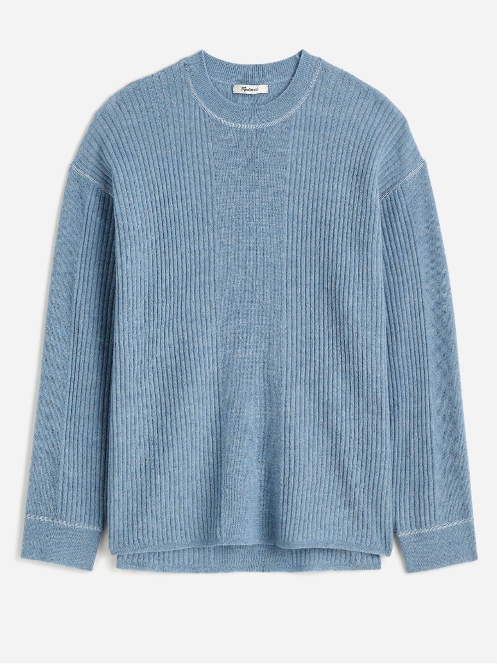 NWT Madewell Ribbed Alpaca-Blend Crewneck Sweater XL